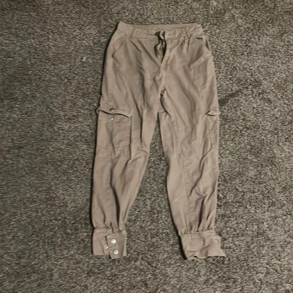 very cute ; brown; cargo pants